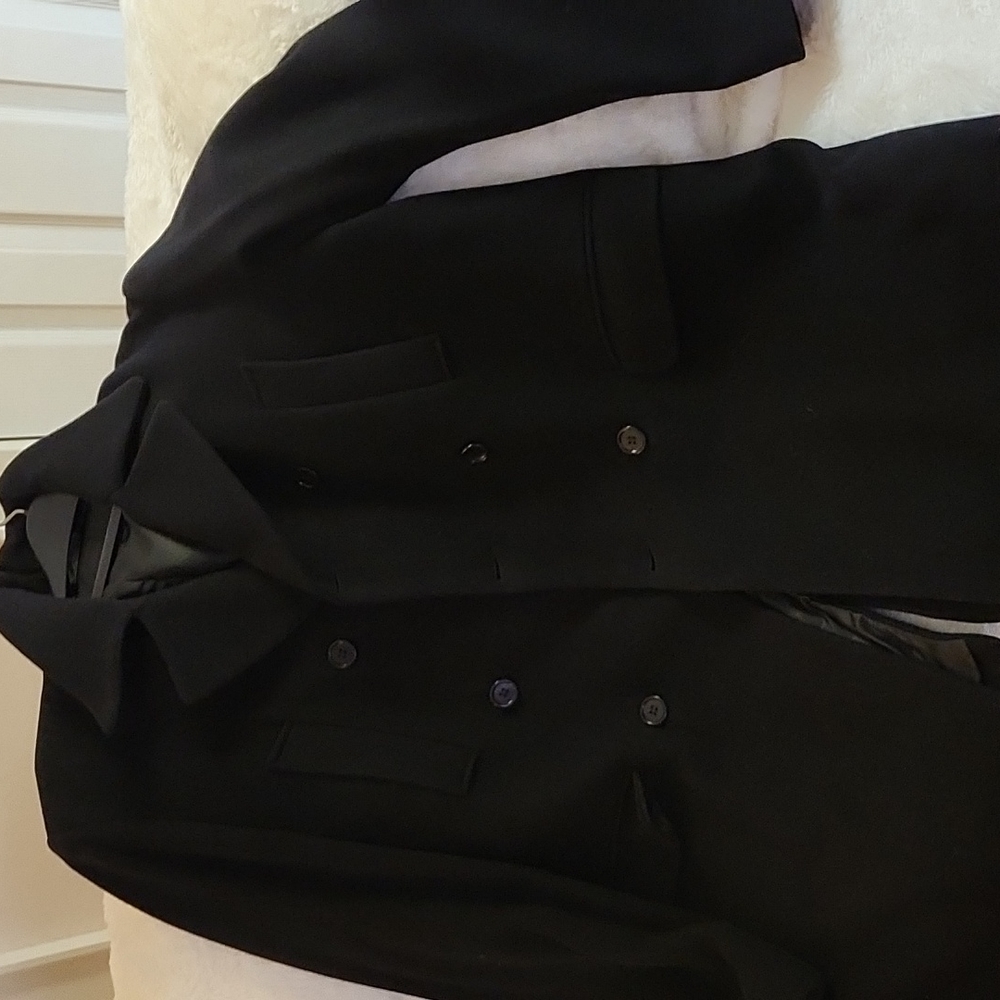 Mino Lombardi ITALY double-breasted wool coat